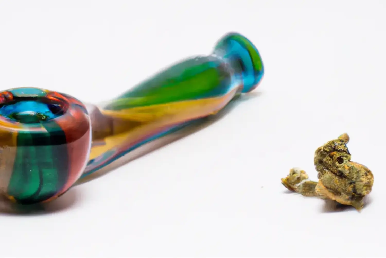 colorful cannabis pipe 