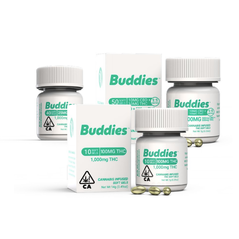 Buddies THC Gelcaps - 10mg - 60ct