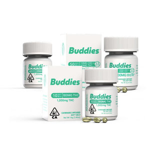 Buddies THC Gelcaps - 100mg - 10ct