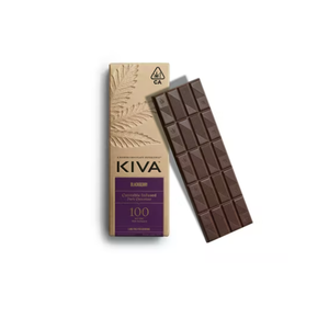 Kiva Blackberry Dark Chocolate Bar - 100MG