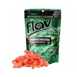 Watermelon Sour Gummy Belts 100mg | Flav