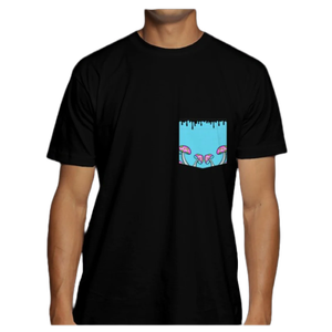 Drip Pocket Tee w Back Logo + FREE 3 Pack of Psilo-Cubes