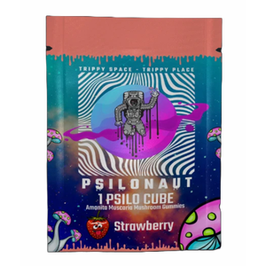 Single Gummy Psilo-Cube Strawberry
