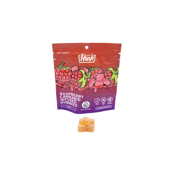 10 Piece Infused Vegan Gummies - Raspberry