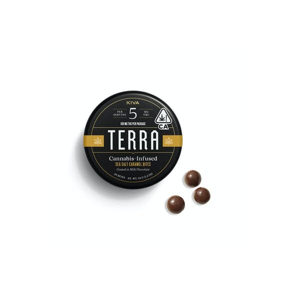 Terra Sea Salt Caramel Bites - 100mg